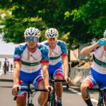 Know House Mad Macs during the team time-trial on day one of the Tour de Maurice