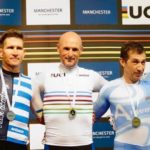 Martin van Wyk won silver in his scratch race at the UCI Masters Track World Championships