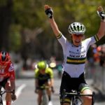 Australian Amanda Spratt won stage two of the Women's Tour Down Under