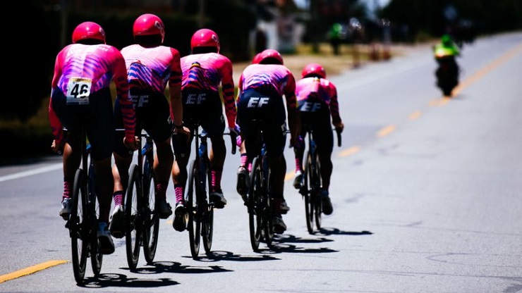 EF Pro Cycling won the team time-trial on day one of the Tour Colombia
