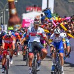 Sebastian Molano won stage two of the Tour Colombia in Duitama yesterday