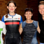 Cycling SA president Ciska du Plessis-Austin (third from left)