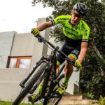 Matthys Beukes tackled a 24-hour mountain bike challenge in his garden.
