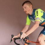 Vini Zabu-KTM's Veljko Stojnic (above) and his teammate Andrea Bartolozzi won the third stage of Giro d'Italia Virtual yesterday.