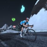 James Piccoli won stage three of the Tour for All virtual race last night.